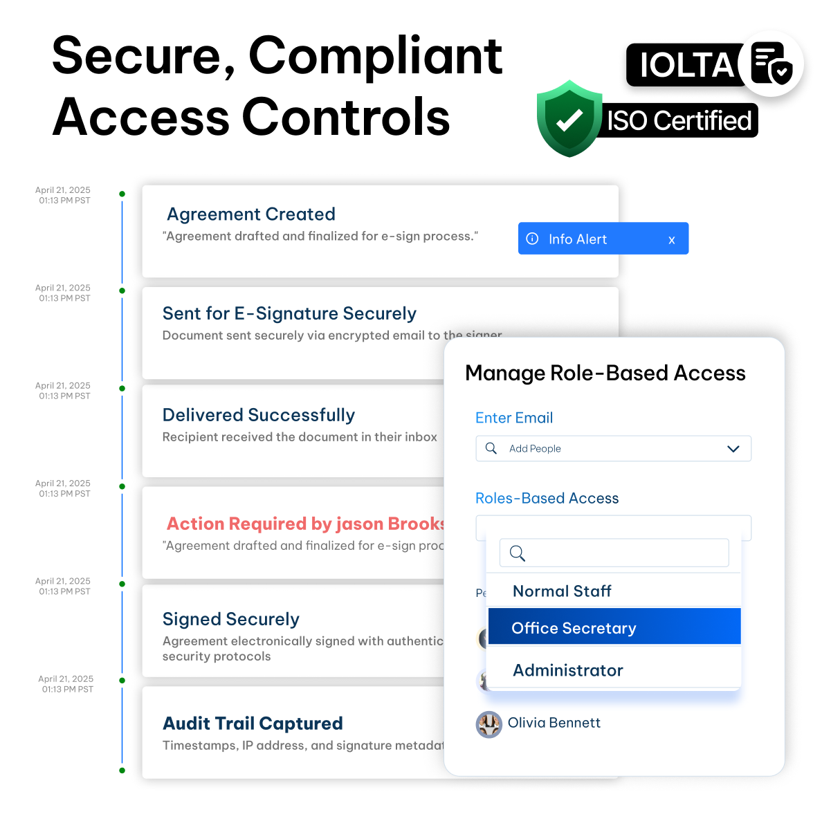 Security and compliance feature - CaseFox bankruptcy software for attorneys