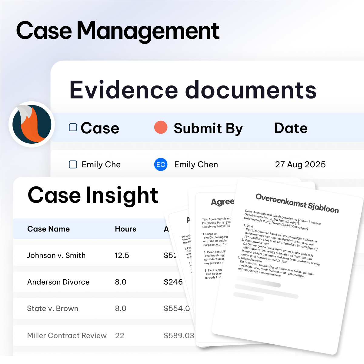 CaseFox software criminal law case management