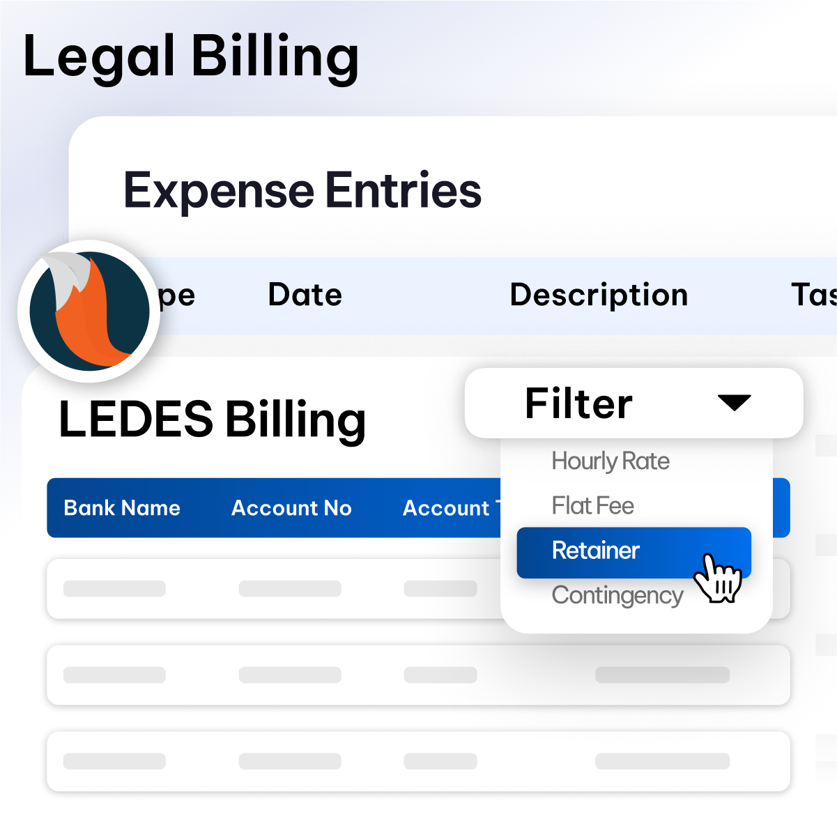 Billing & time tracking in CaseFox family lawyer software