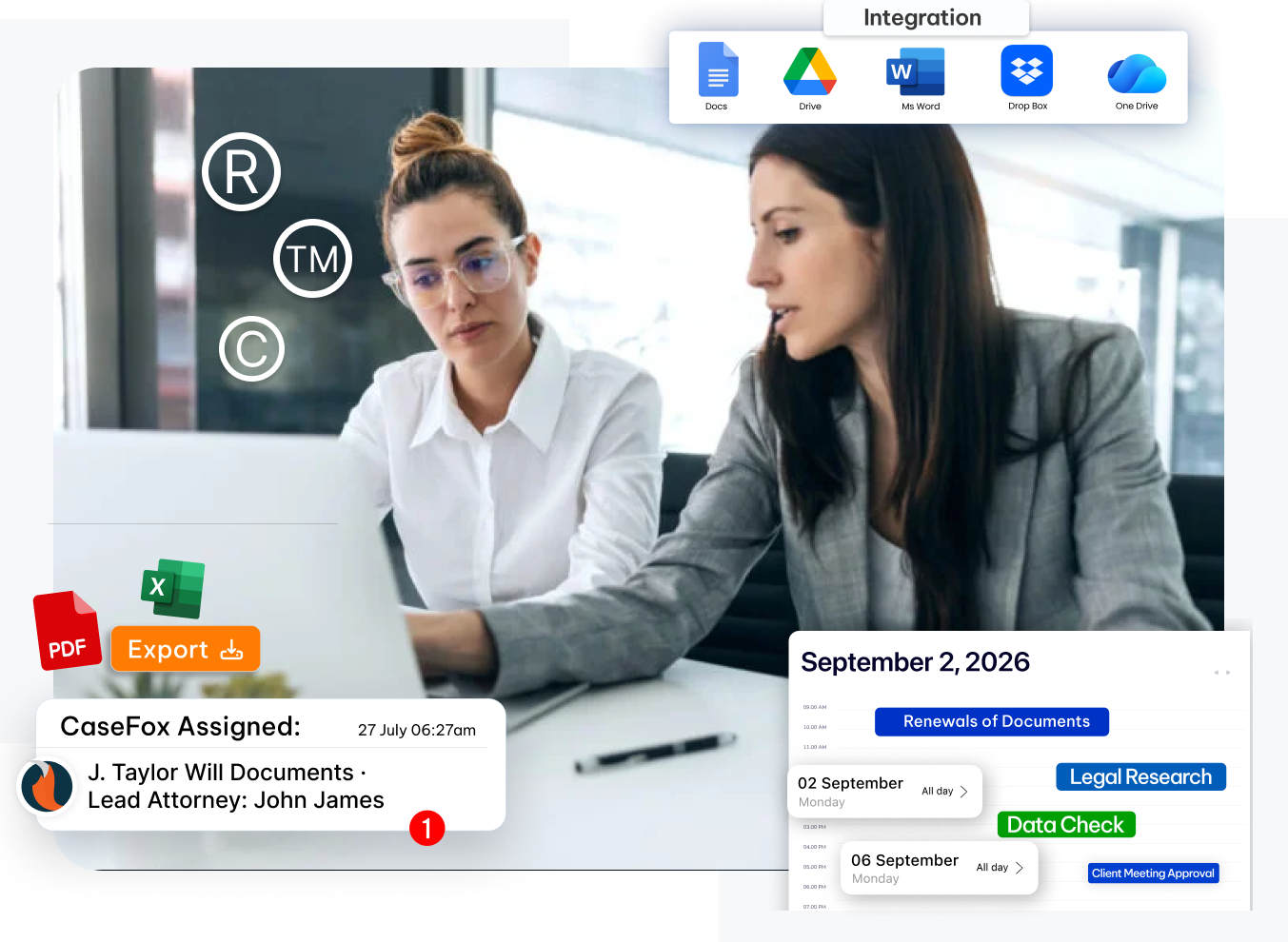 CaseFox - Intellectual property law firm software