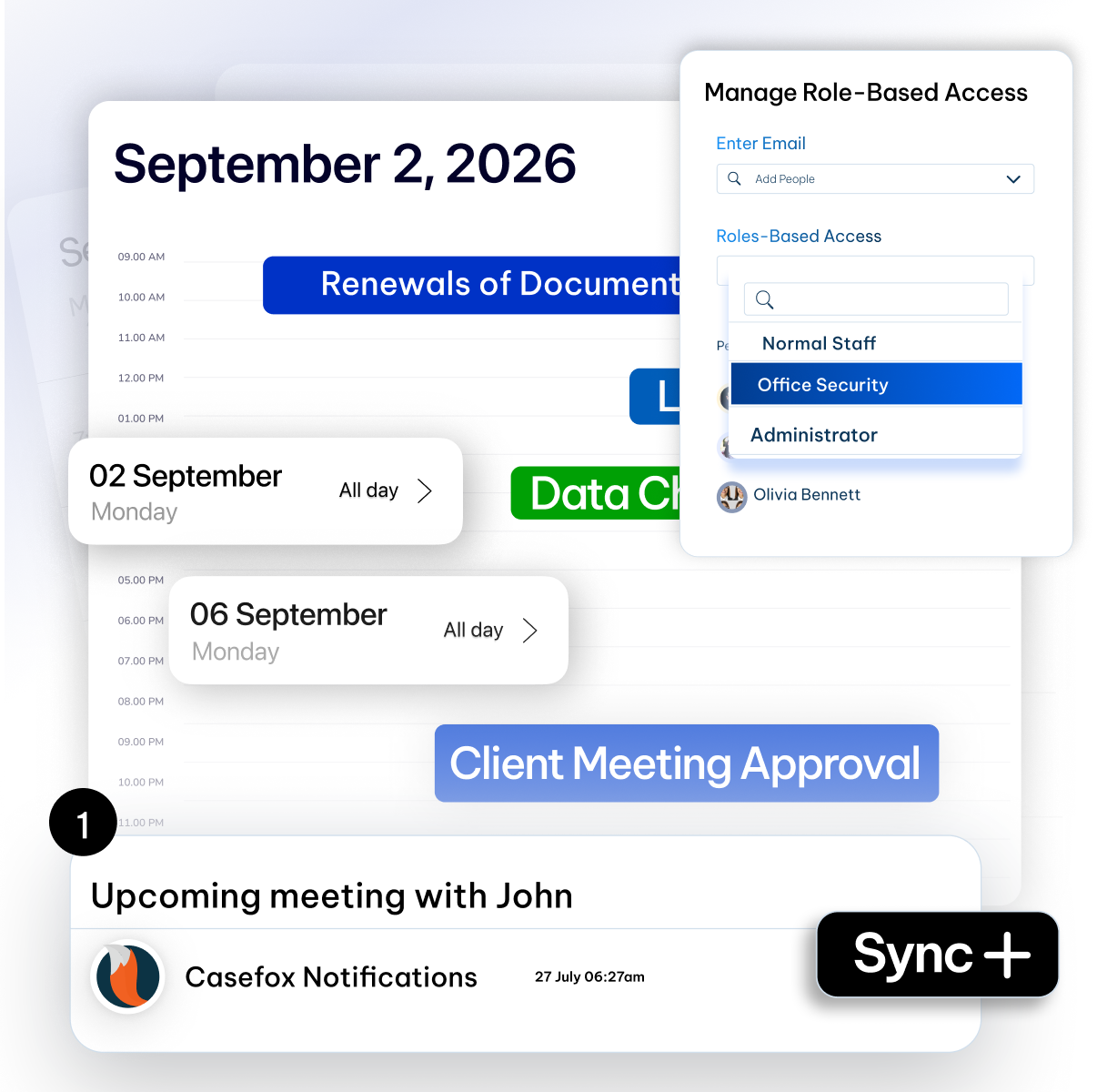 Legal calendaring and deadlines - CaseFox IP attorneys software