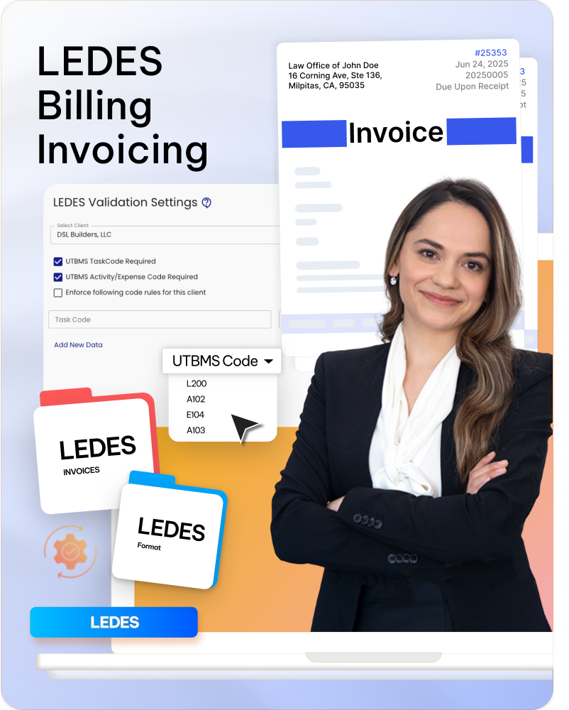 CaseFox LEDES Billing Service UI 