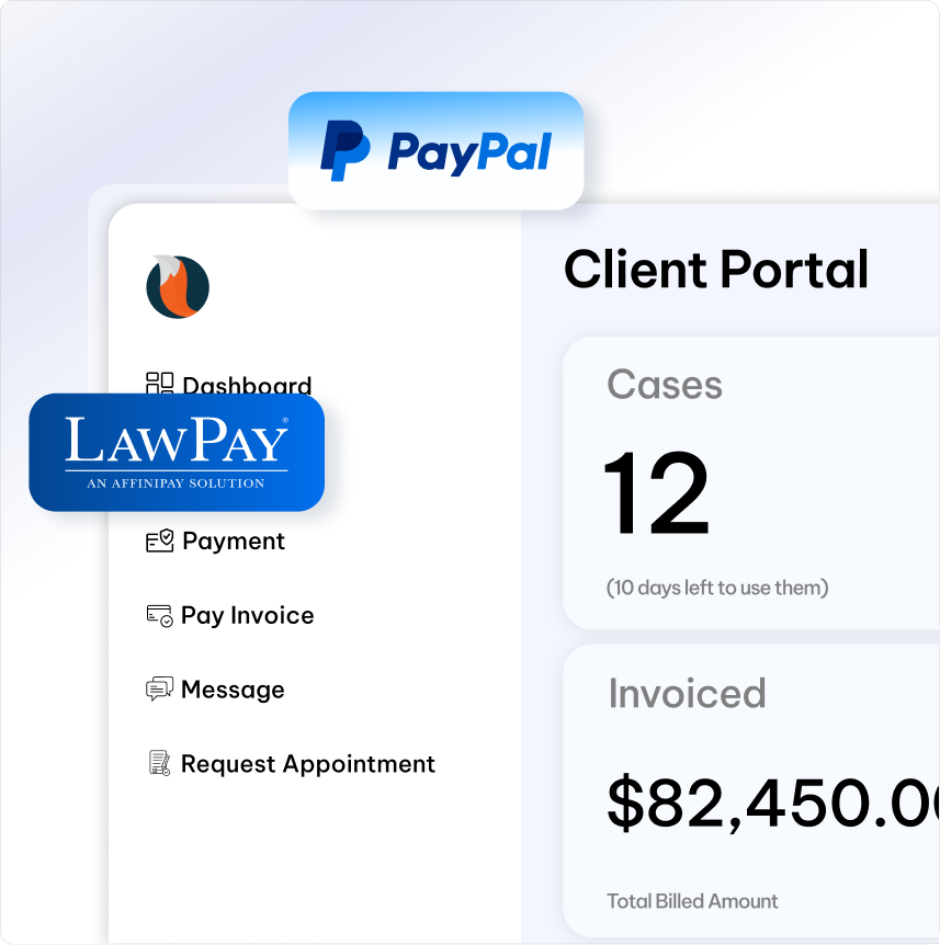 Sending trust requests via the CaseFox client portal