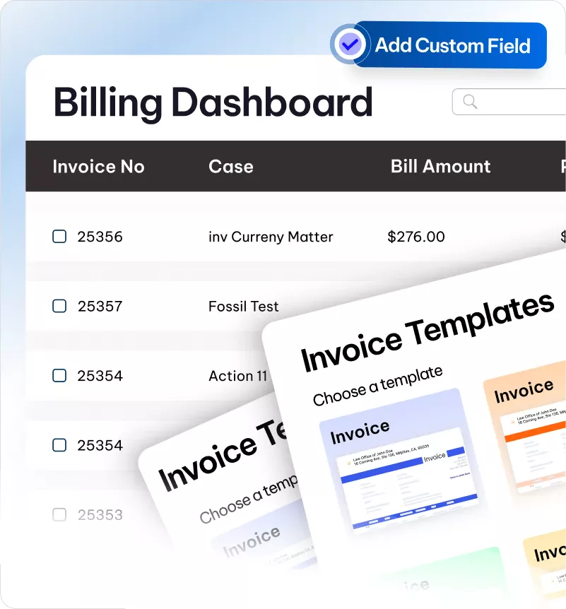 CaseFox Easy UI Branded Billing Invoice
