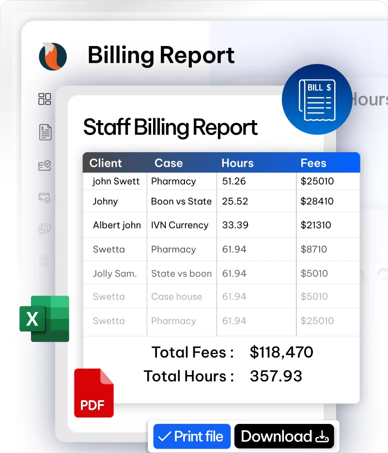 Advance Billing Reports Generation