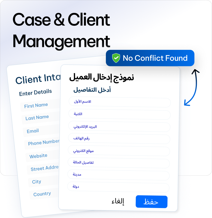 Manage cases and clients easily in CaseFox law case management software