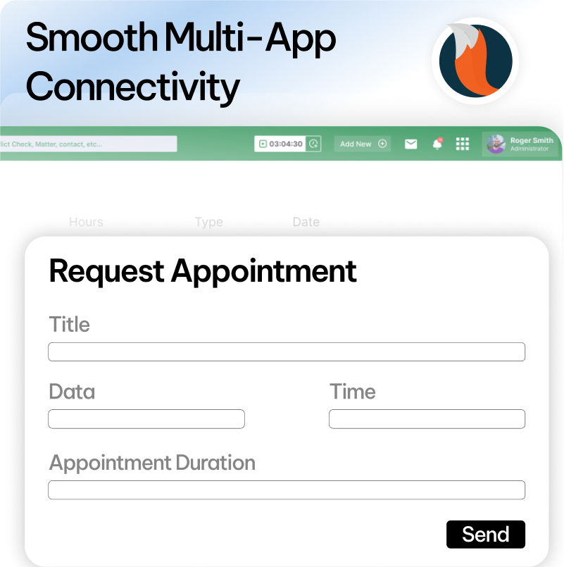 Integration & Collaboration feature in CaseFox legal software