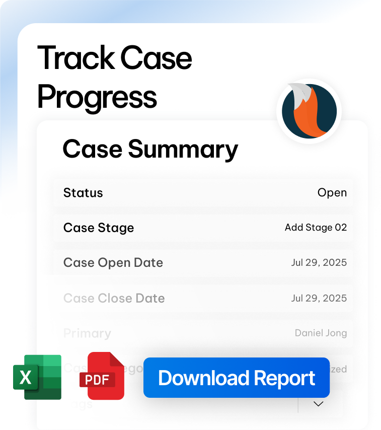 CaseFox Easy UI Branded Billing Invoice