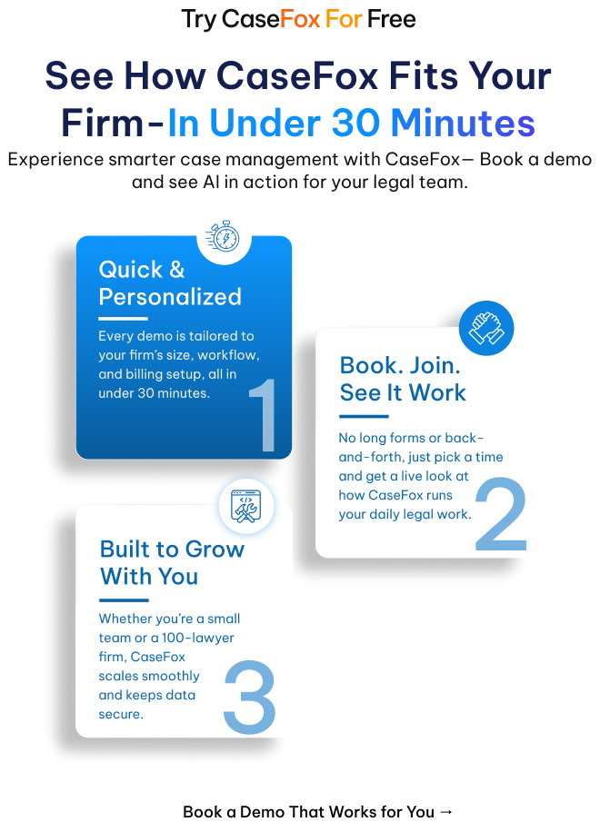 CaseFox legal software solution client reviews