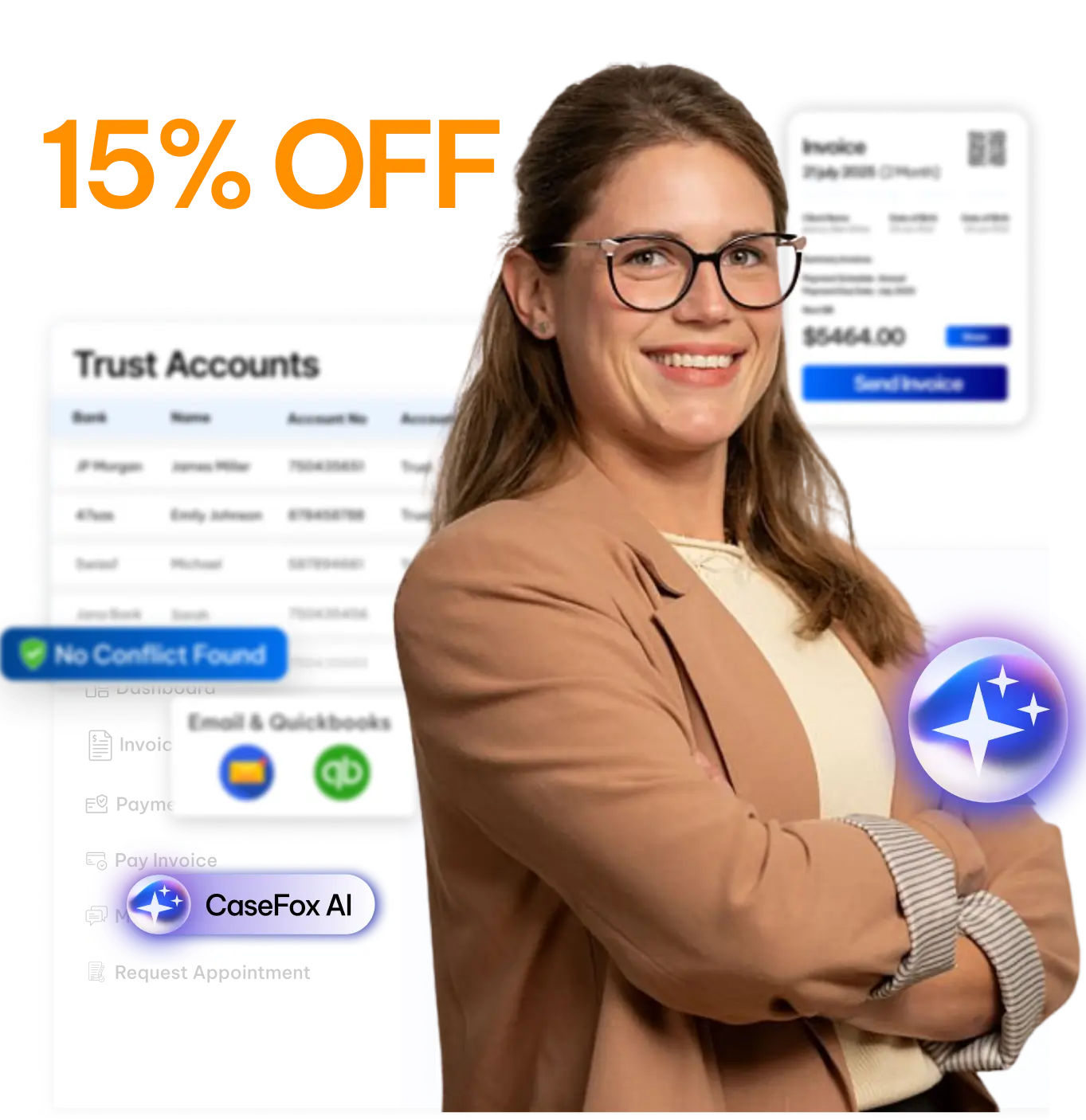 Law Society of Orange County Bar Association members benefit - CaseFox legal software