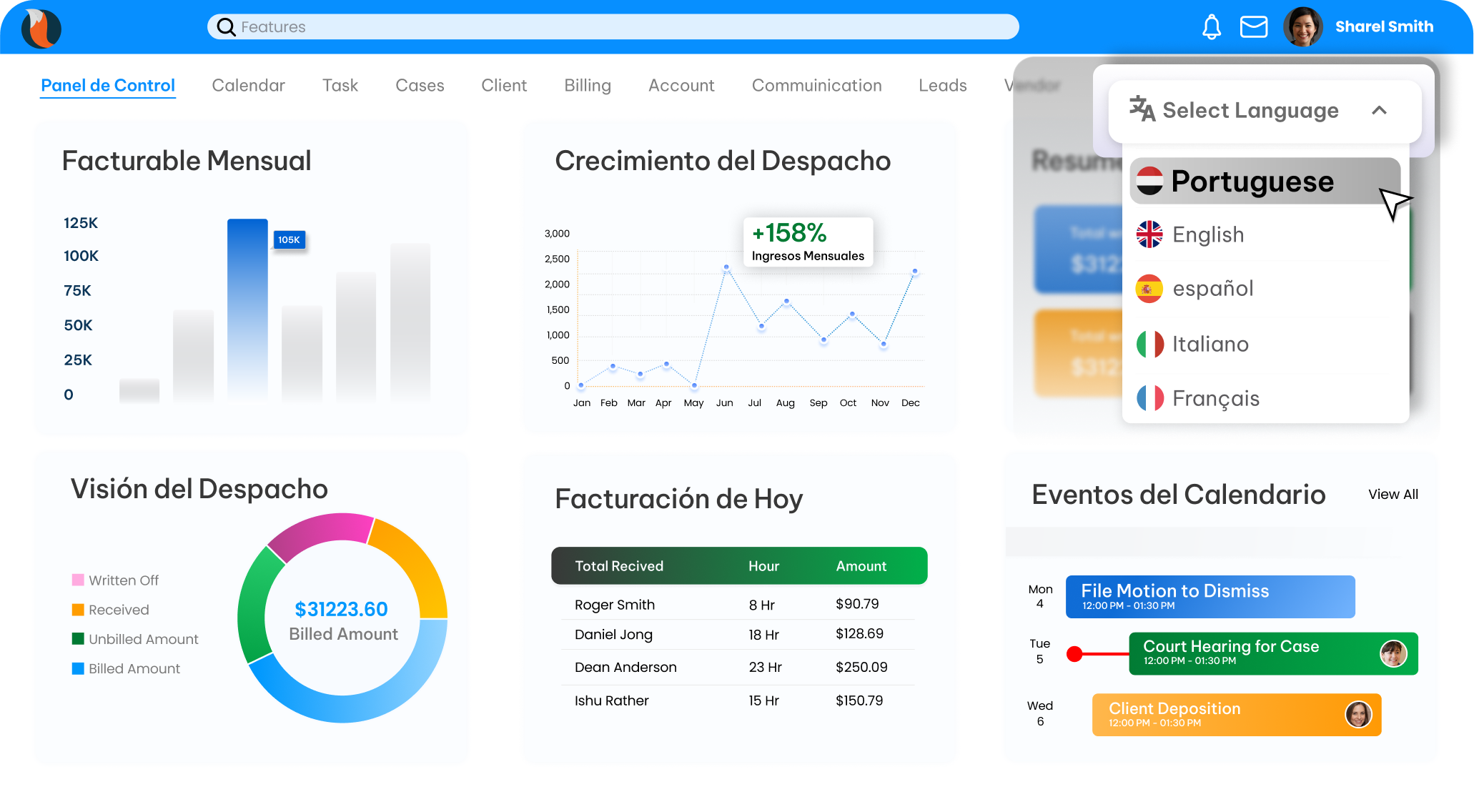 CaseFox Multilingual support feature