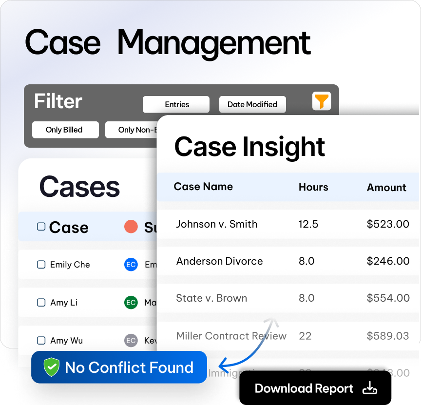Legal case management software for OCBA members - CaseFox