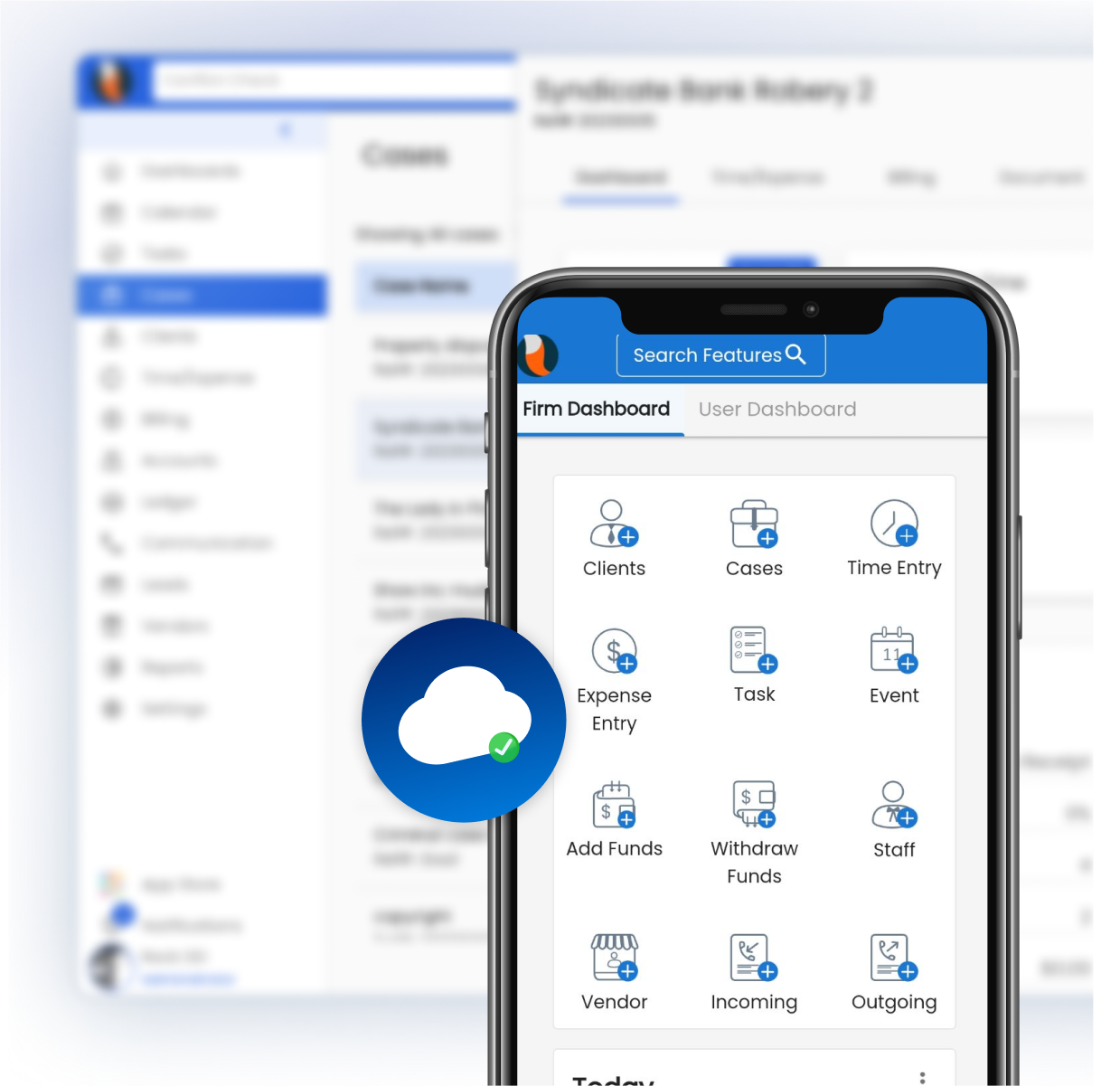 Mobile App and Cloud Access - CaseFox real estate law office software