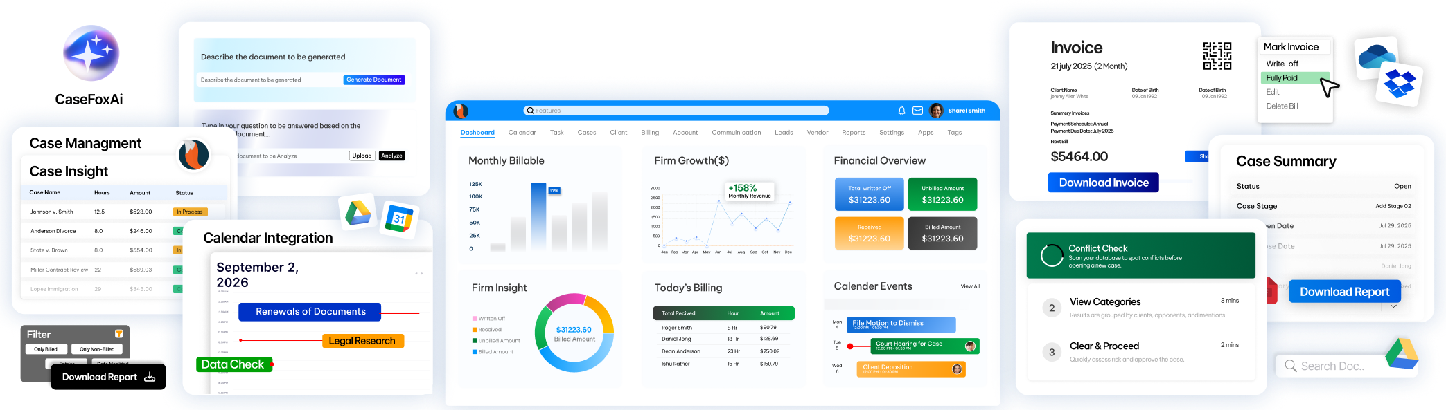 CaseFox - Solo law practice management software