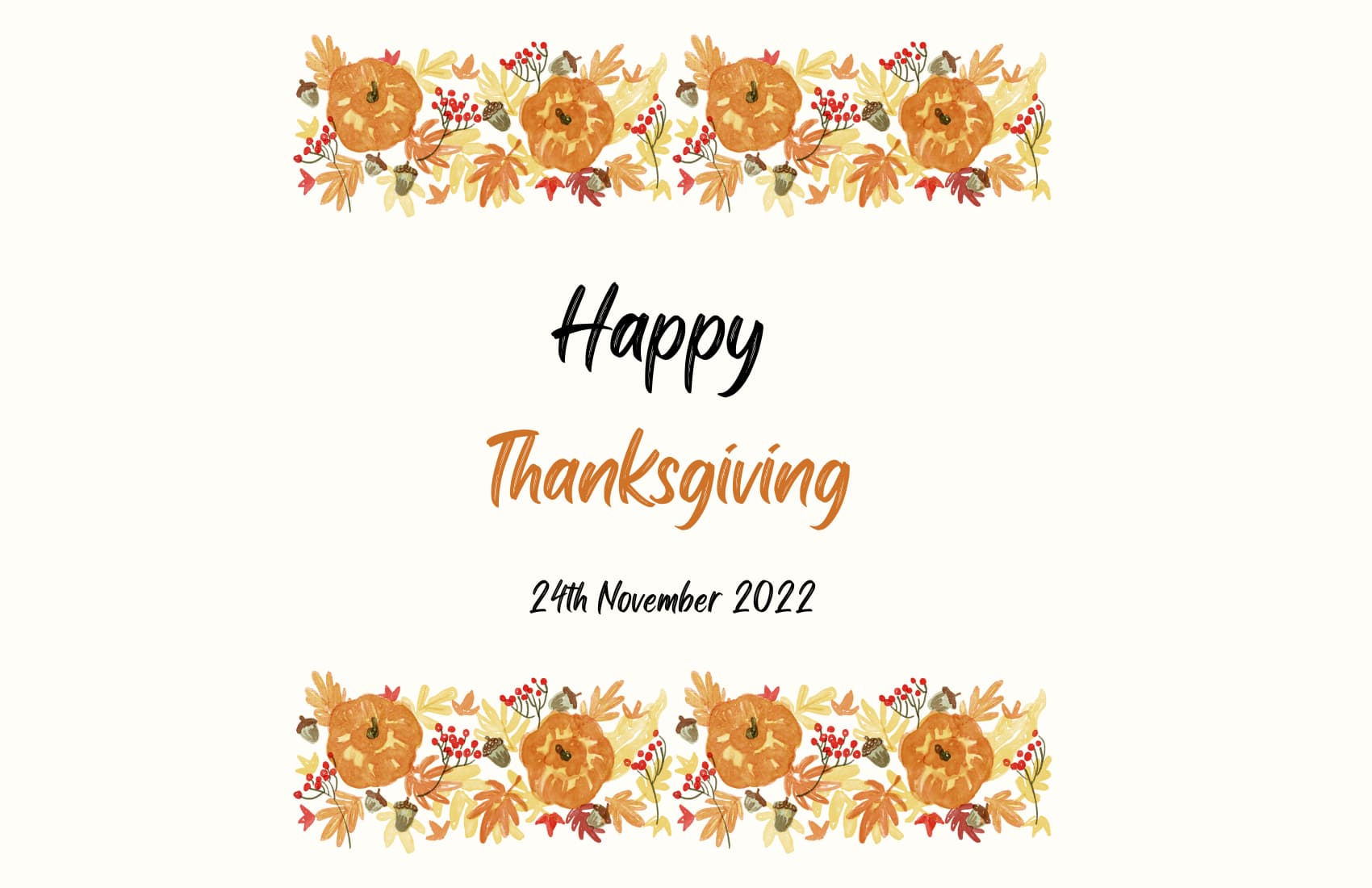 happy thanksgiving