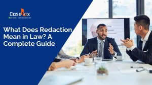 What does redaction mean in law