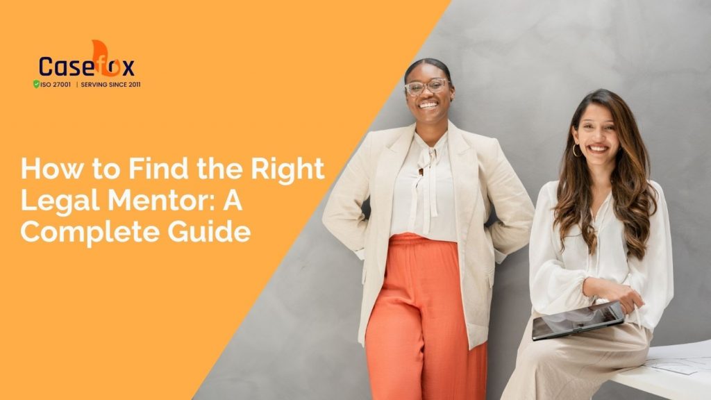 How to find the right legal mentor