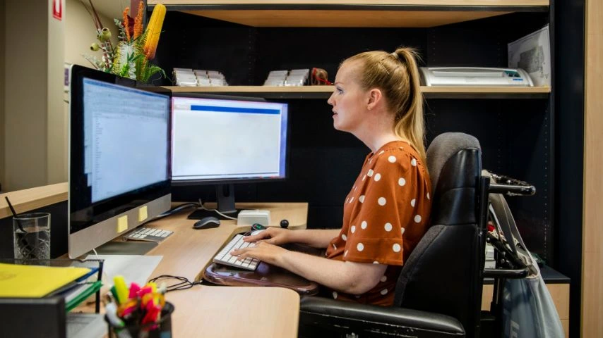 Lawyer doing daily administrative tasks