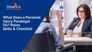 Personal injury paralegal checklist guide