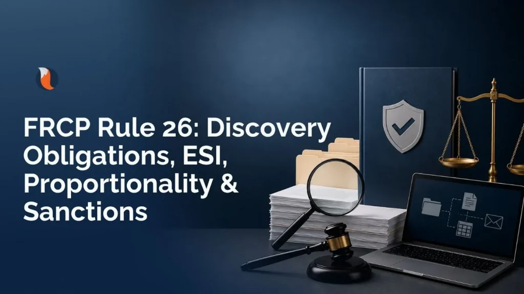 FRCP Rule 26: Discovery Obligations, ESI and Sanctions