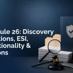 FRCP Rule 26: Discovery Obligations, ESI and Sanctions