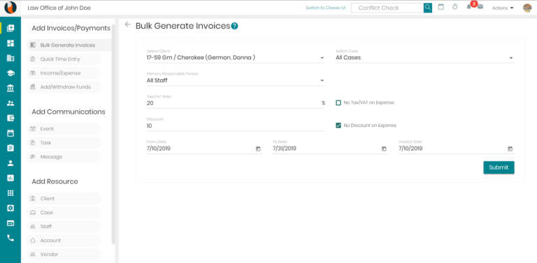 Online Invoice Software | CaseFox